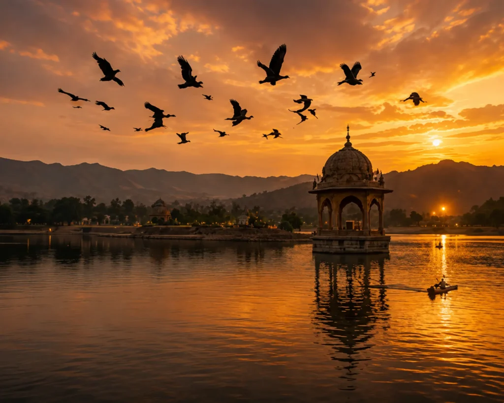 Private sunset haveli trail and dunes glamping expedition curated for international delegates exploring royal Rajasthan.